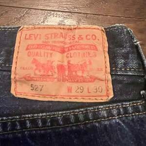 Levi's 527 Slim Bootcut Jeans W29 L30 Dark Wash Denim